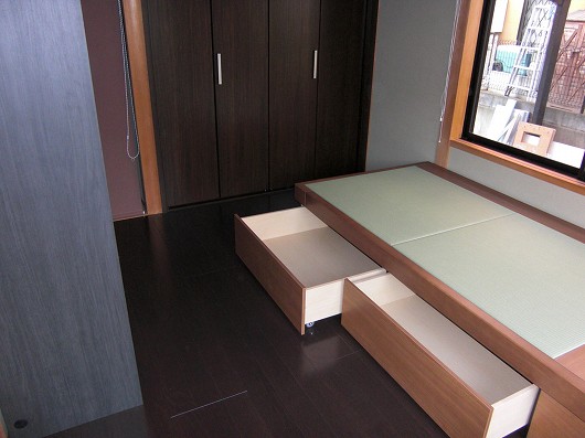 滋賀県大津市のお宅の和室畳を、フローリングへ