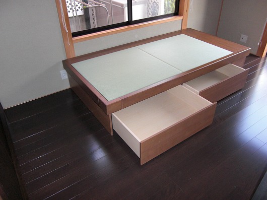滋賀県大津市のお宅の和室畳を、フローリングへ