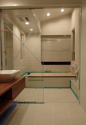 京都市中京区　在来ジェットバス浴室工事