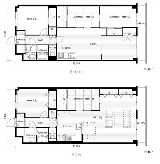 リフォシー京都施工事例マンションリフォーム