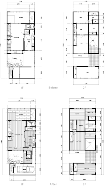 リフォシー京都施工事例トータルリフォーム町家の全改装